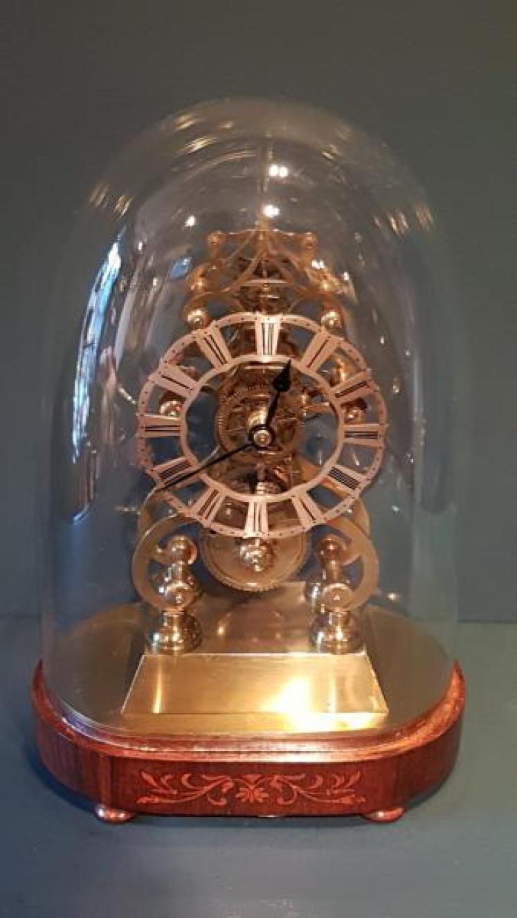 Victorian Single Fusee Skeleton Clock - Image 7