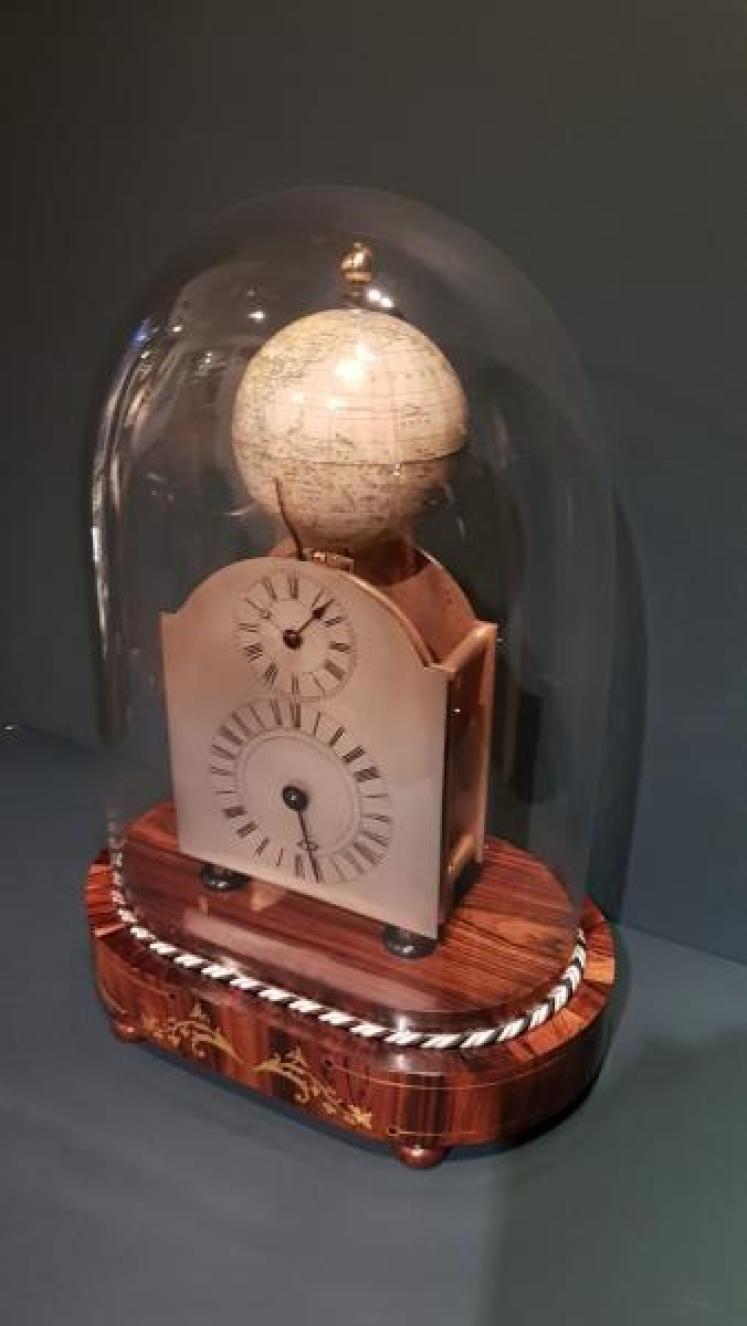 Rare Edwardian World Time Clock  - Image 2