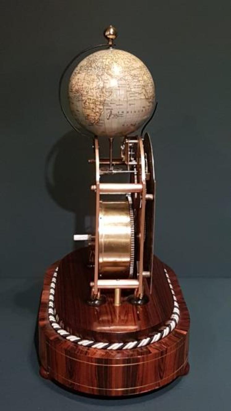 Rare Edwardian World Time Clock  - Image 6