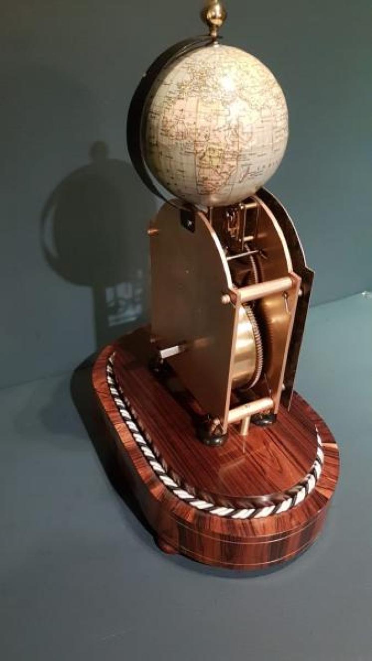 Rare Edwardian World Time Clock  - Image 7