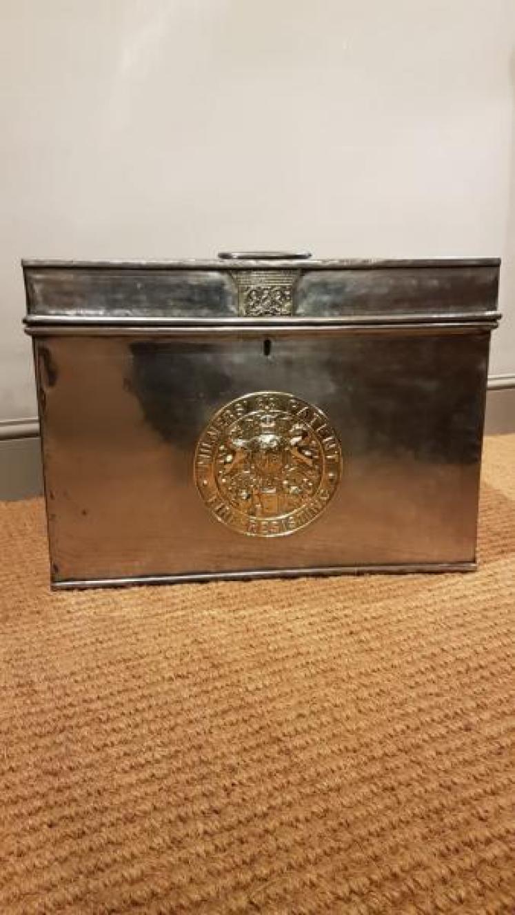 Antique Milner's Polished Steel Safe Box - Image 2