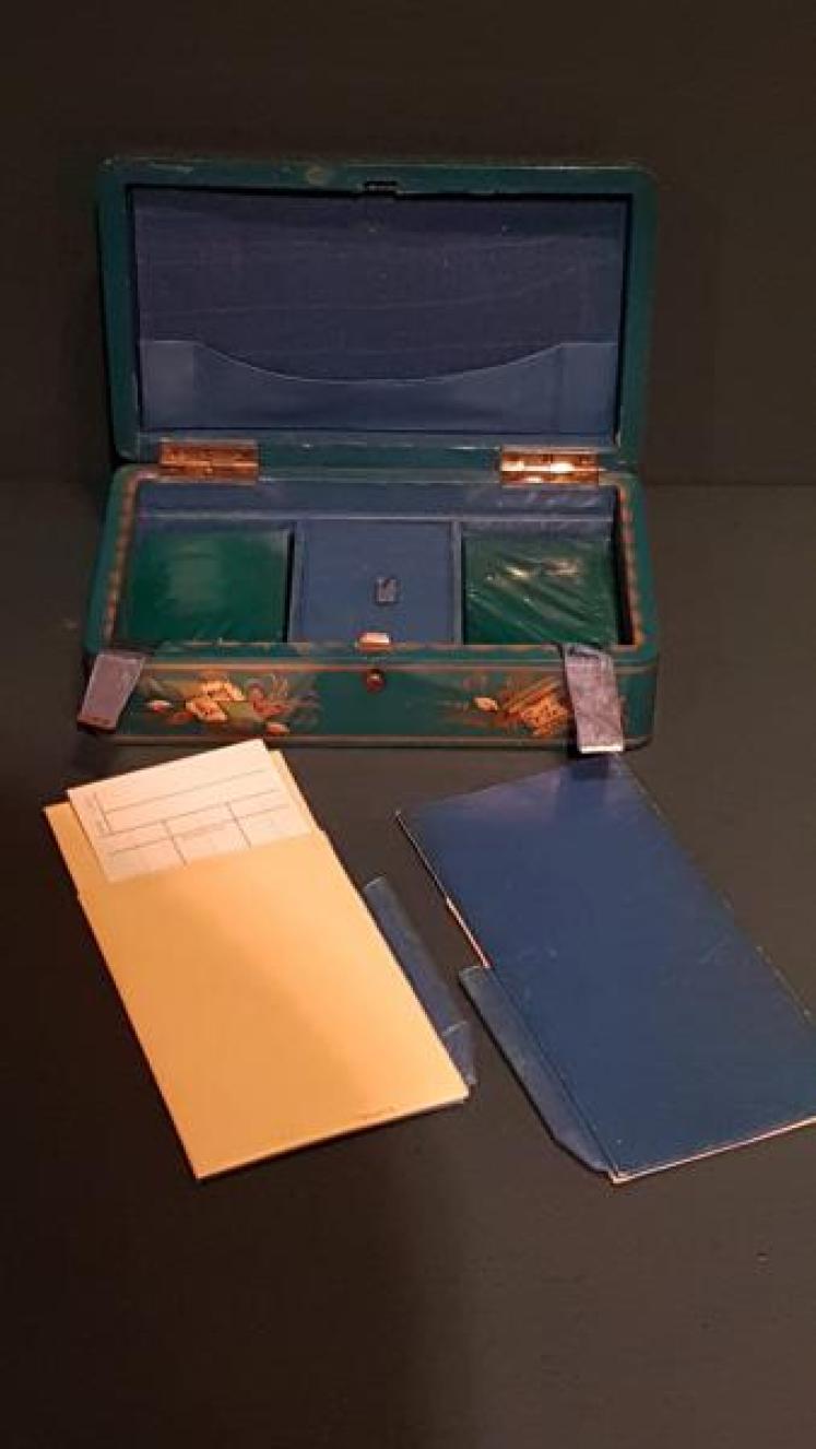 1920`s Chinoiserie Card Box - Image 5