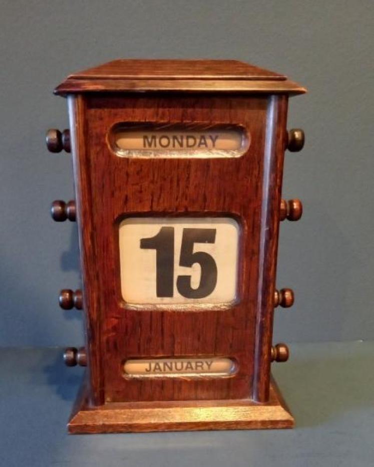 Late Victorian Perpetual Desk Calendar - Image 2