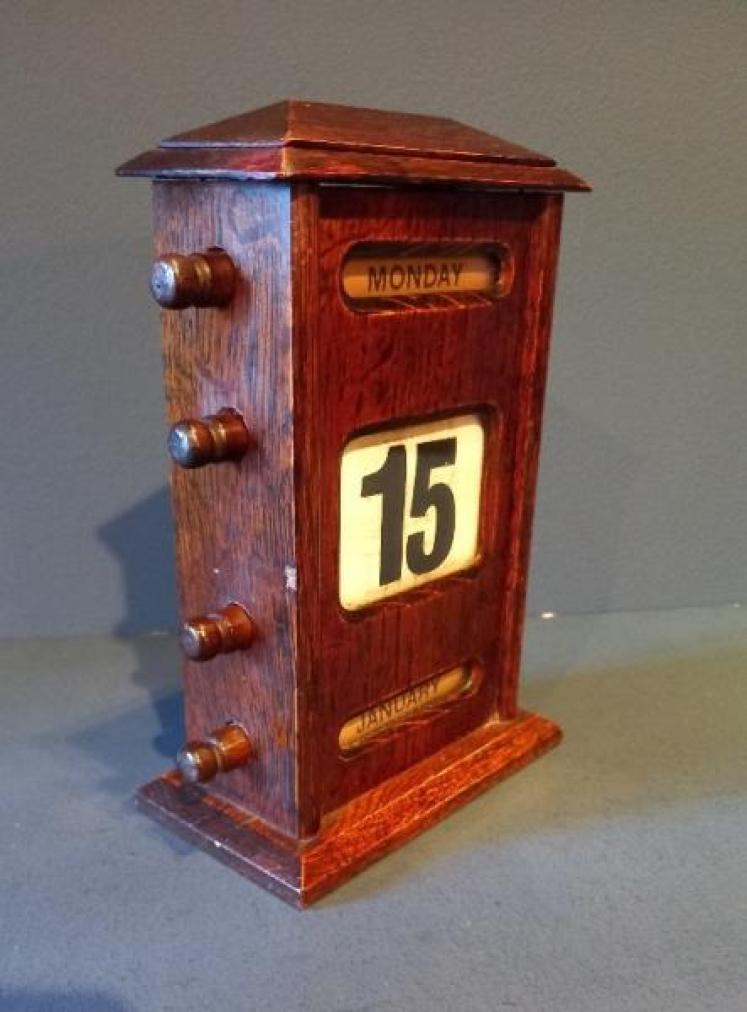 Late Victorian Perpetual Desk Calendar - Image 3