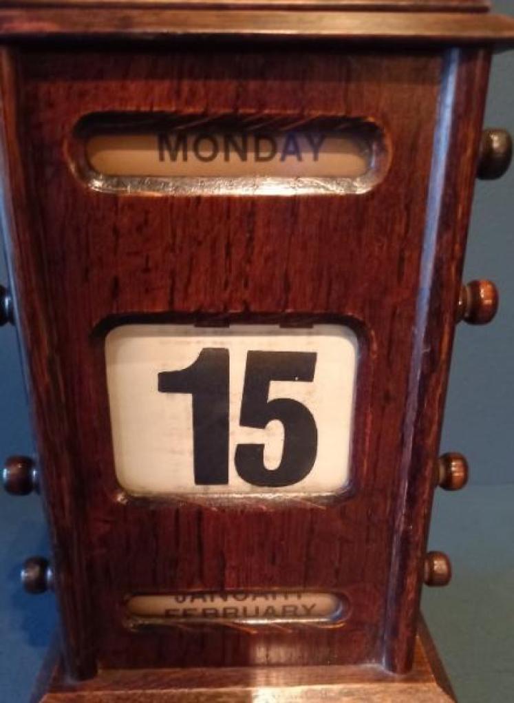 Late Victorian Perpetual Desk Calendar - Image 6