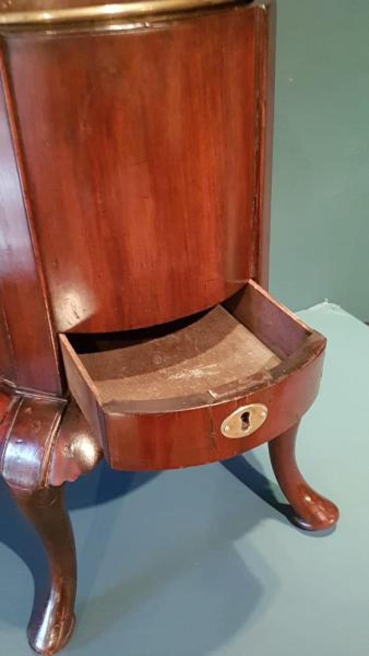 George III Mahogany Wine Cooler - Image 4