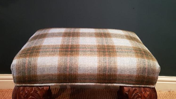 Victorian Walnut Cabriole Leg Stool - Image 7