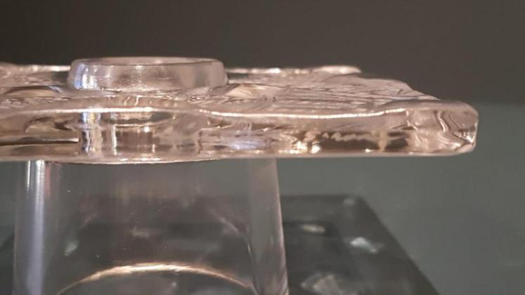 Pair of Lalique Chantily Pattern Candlesticks - Image 6