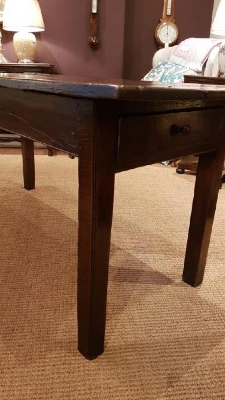 Superb George III Oak 6 Seater Table - Image 5