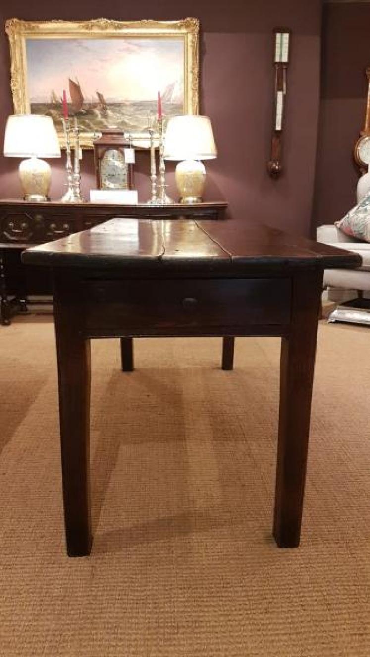 Superb George III Oak 6 Seater Table - Image 6