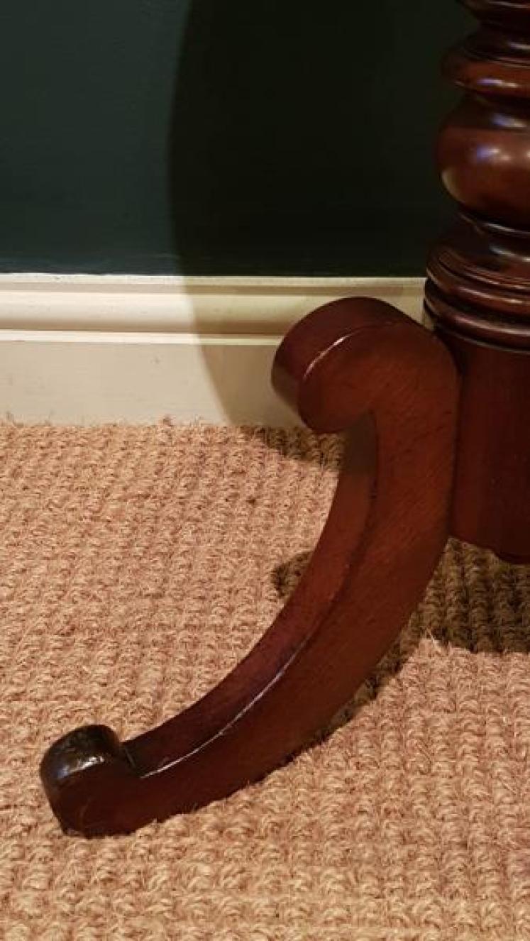 Regency Mahogany Revolving Stool - Image 5