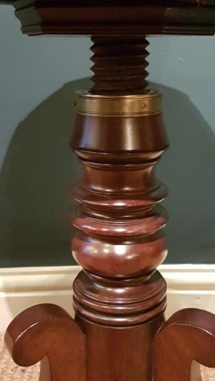 Regency Mahogany Revolving Stool - Image 6