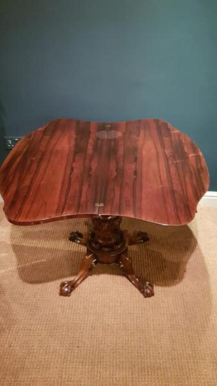 William IV Rosewood Side Table - Image 3