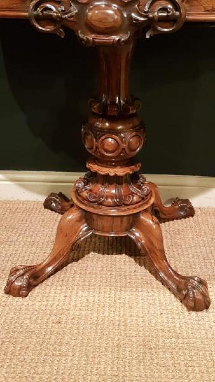 William IV Rosewood Side Table - Image 5