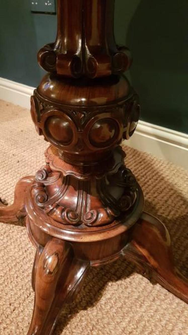 William IV Rosewood Side Table - Image 6