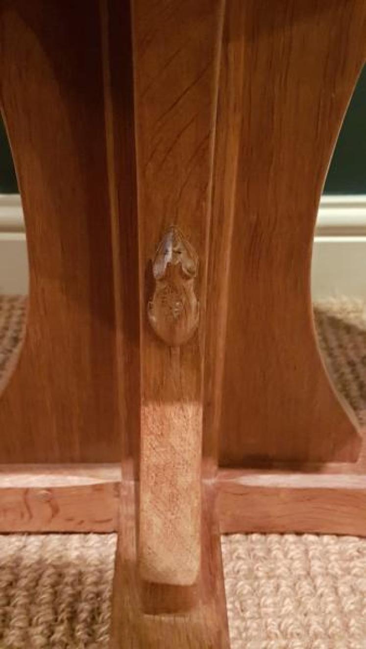 Thompson's of Kilburn Mouseman Octagonal Table  - Image 4