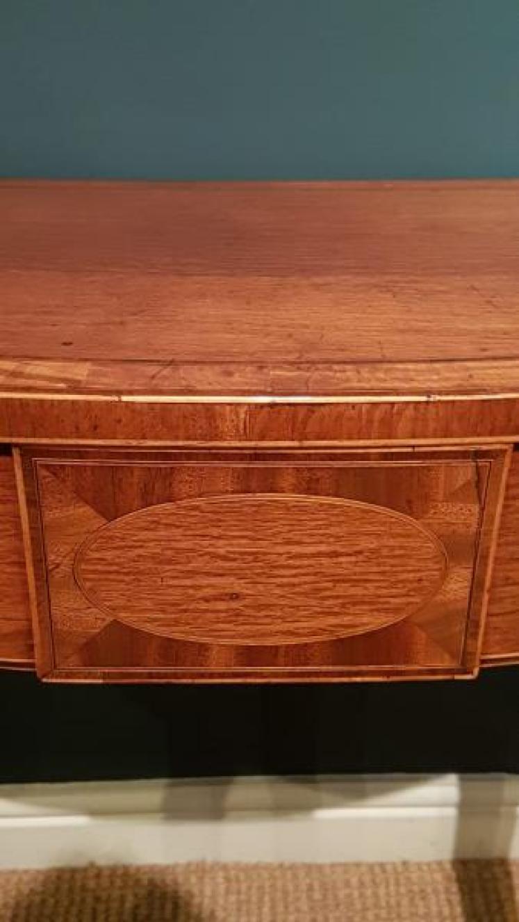 Small George III Period Fiddle Back Mahogany Side Table - Image 4
