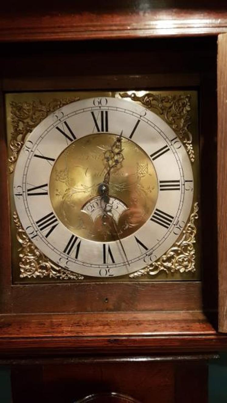 George II Simpson of Oakham Longcase Clock - Image 4