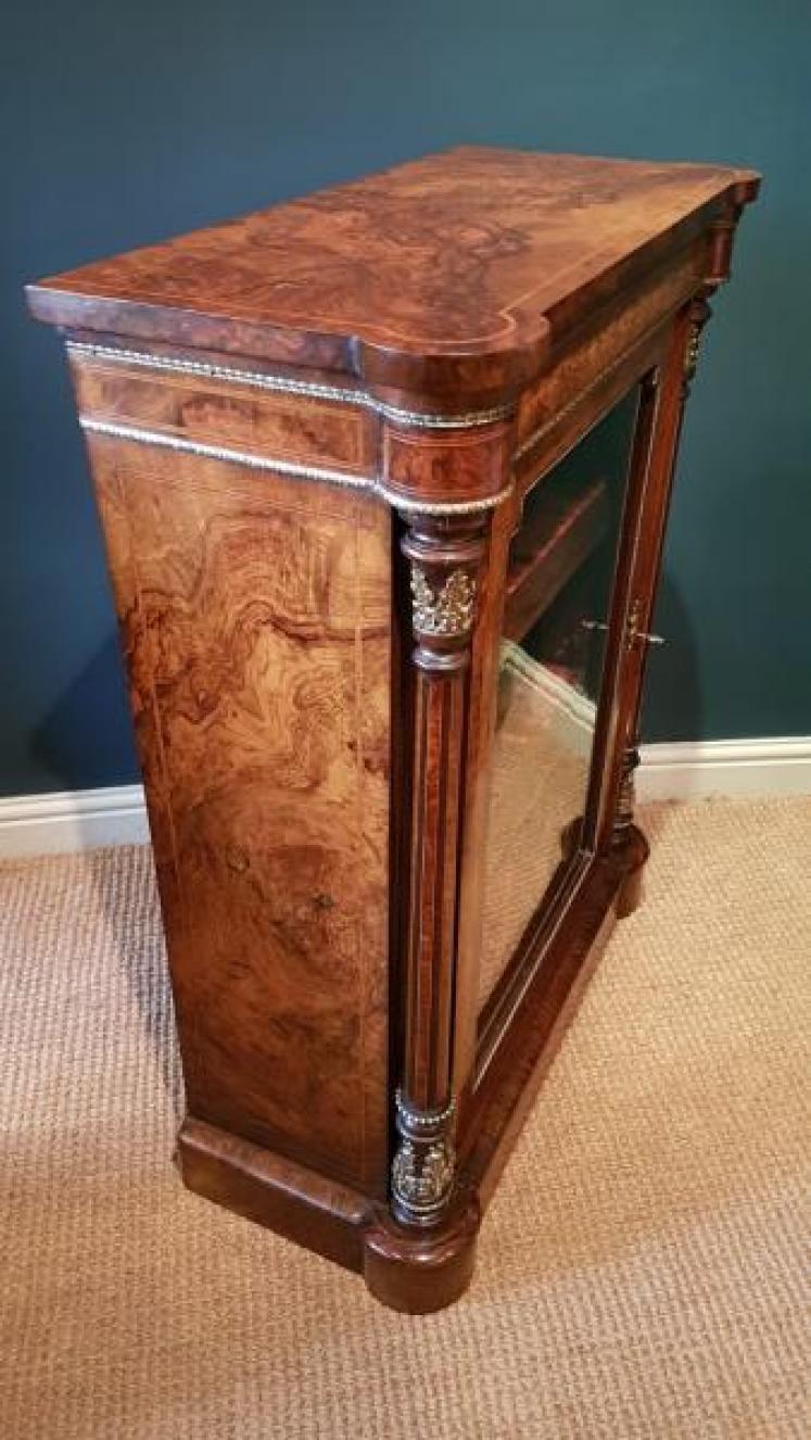 Fine Inlaid Walnut Side Cabinet - Image 2