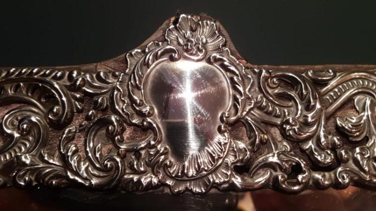 Edwardian Silver Easel Mirror - Image 4