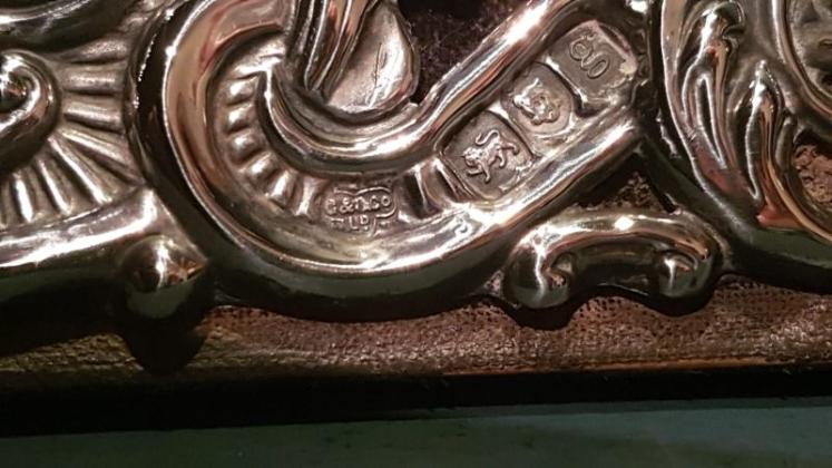 Edwardian Silver Easel Mirror - Image 6