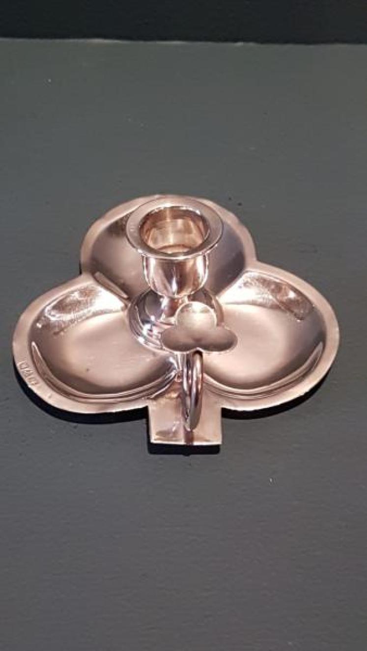 Small Victorian Chester Silver Chamber Stick - Image 2