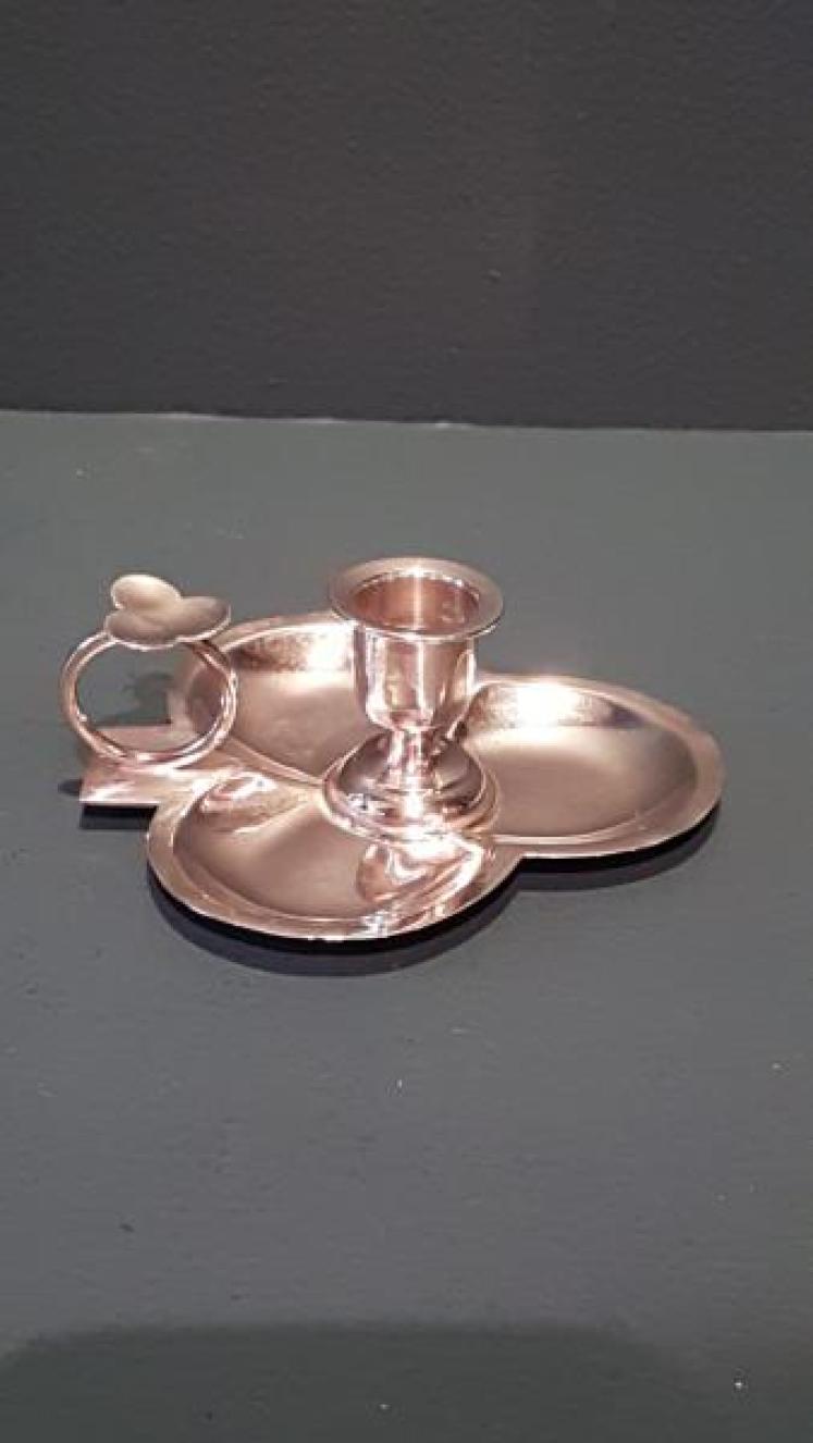 Small Victorian Chester Silver Chamber Stick - Image 6