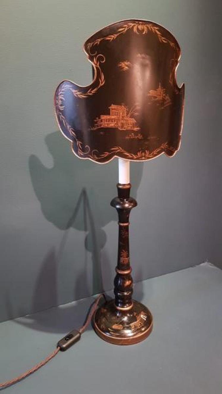Edwardian Chinoiserie Table Lamp and Diffuser - Image 3