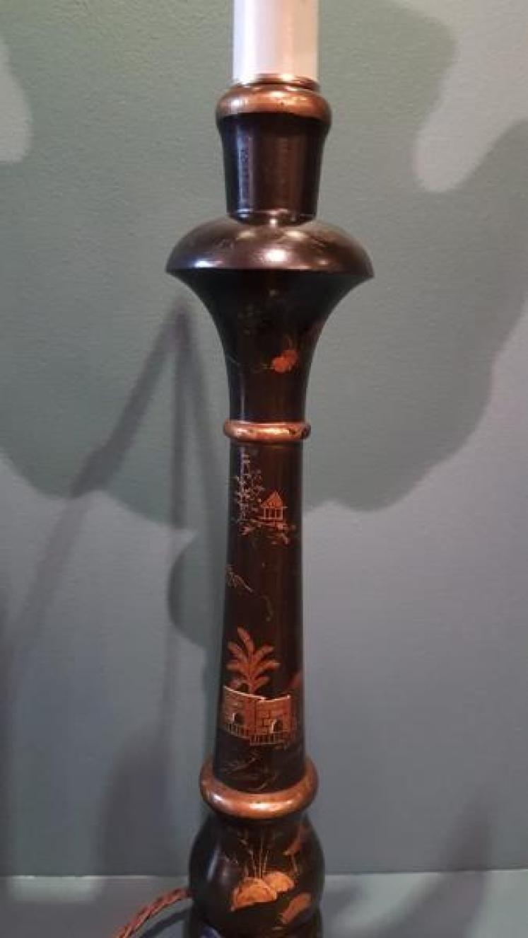 Edwardian Chinoiserie Table Lamp and Diffuser - Image 4