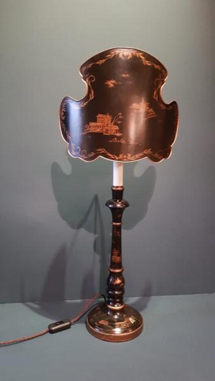 Edwardian Chinoiserie Table Lamp and Diffuser - Image 6
