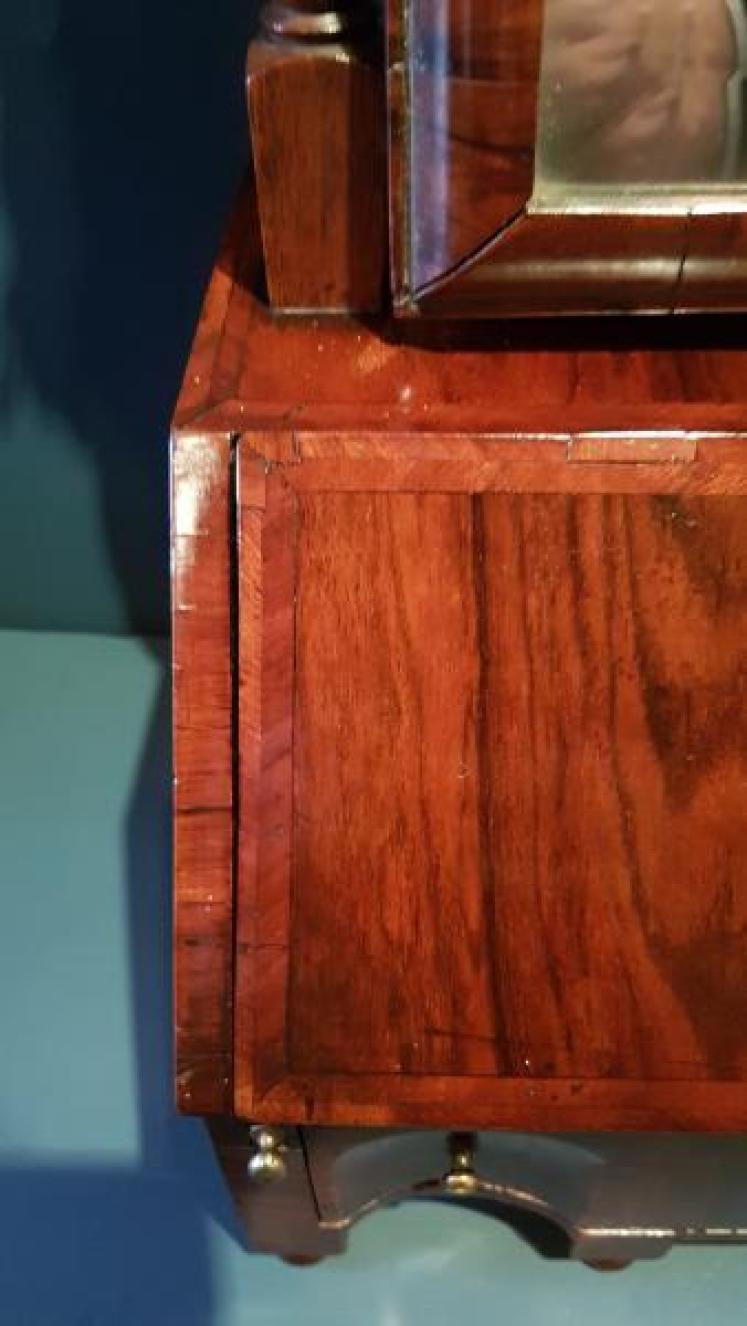George I Walnut Toilet Mirror - Image 3