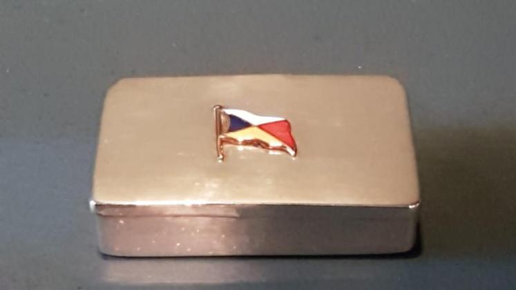 Silver and Enamel Trick Opening Vesta Case - Image 2