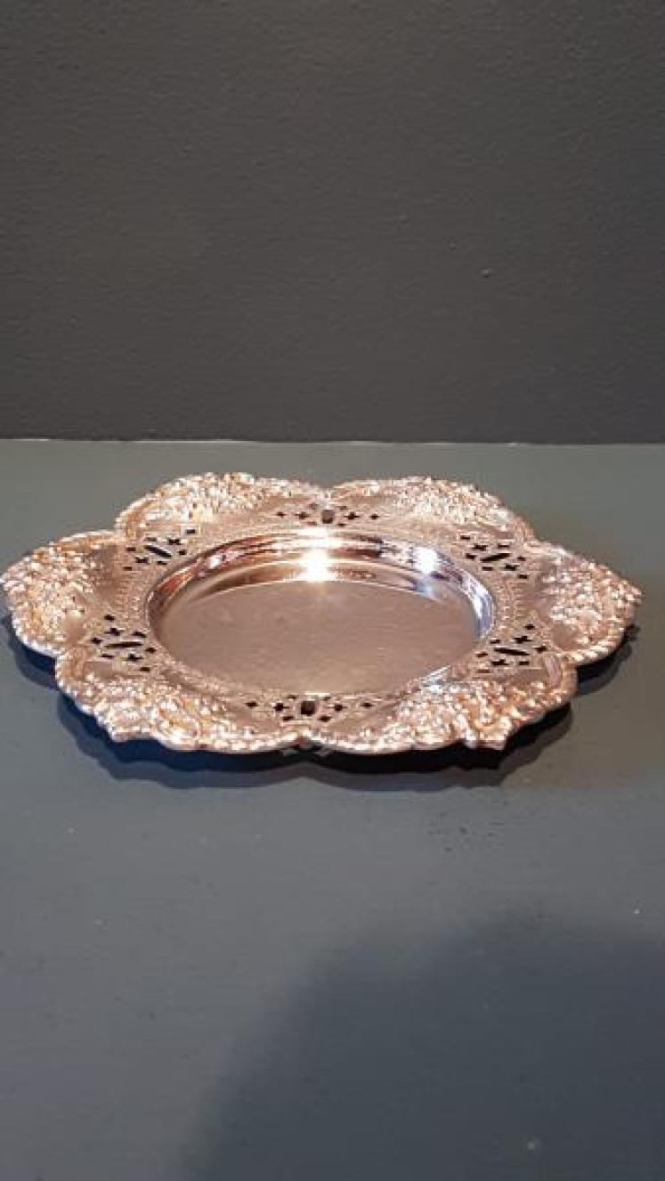 Superb Victorian Cast Silver Bottle Coaster - Image 7