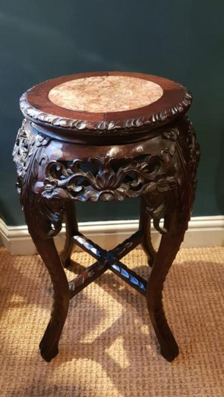 Victorian Oriental Oriental Jardiniere Stand - Image 1