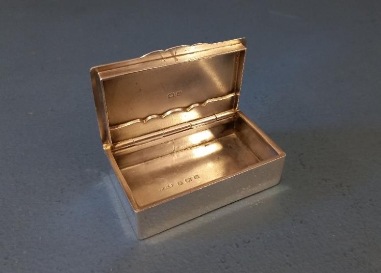 George V Period Silver Table Snuff Box - Image 2