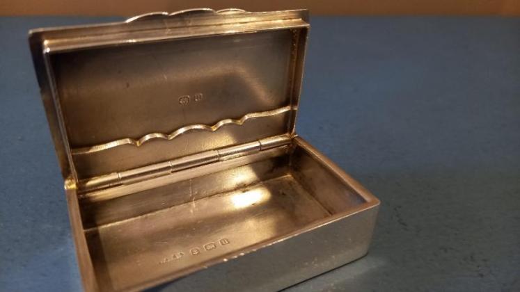 George V Period Silver Table Snuff Box - Image 3