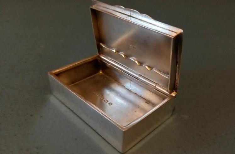 George V Period Silver Table Snuff Box - Image 6