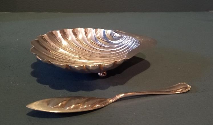 Edwardian Silver Shell Dish In Presentation Case - Image 3
