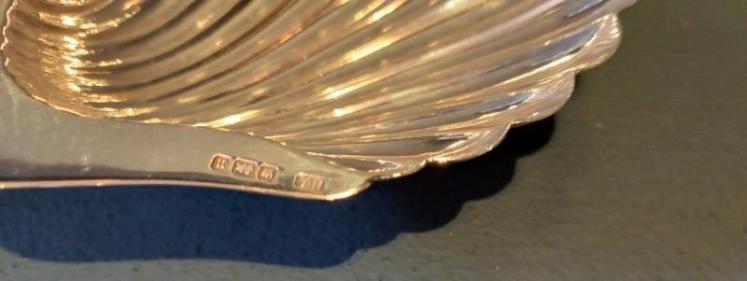 Edwardian Silver Shell Dish In Presentation Case - Image 5