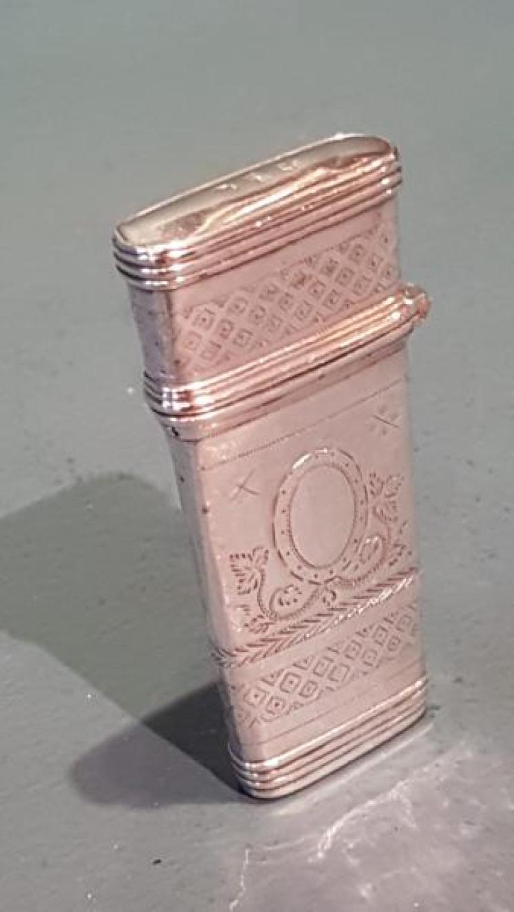 George III Silver Flensing Knife Case and Knives  - Image 6