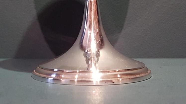 Large Silver Engraved Chalice  - Image 3