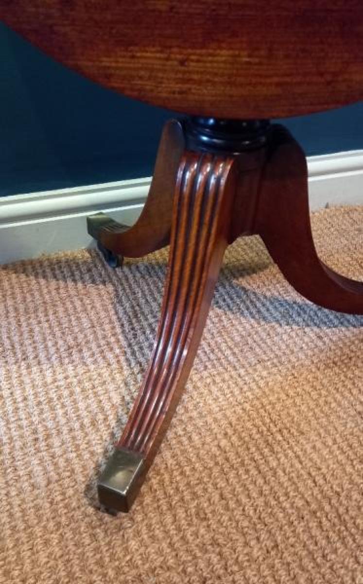 George III Period Two Tier Drop Leaf Dumb Waiter - Image 6