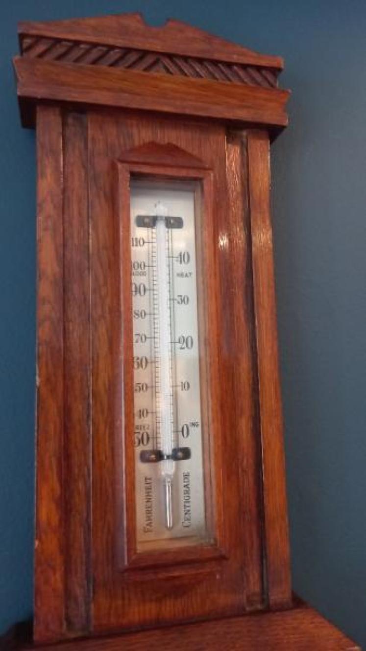 Art Deco Negretti & Zambra Banjo Barometer - Image 4