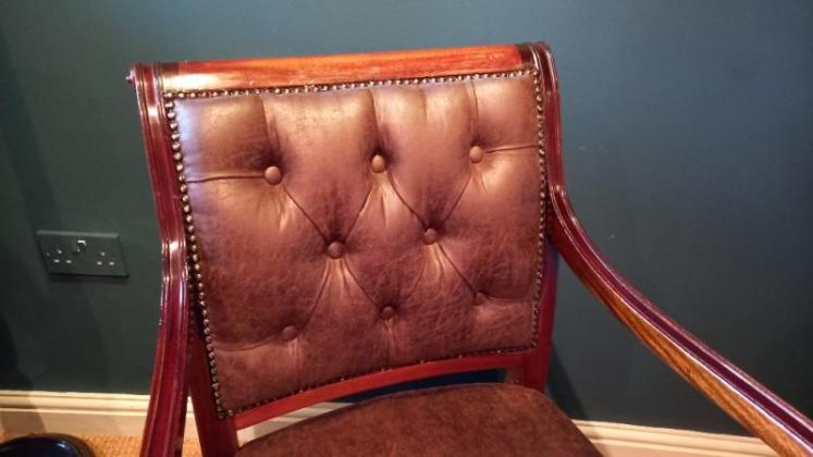 Late Regency Mahogany Carver Armchair - Image 3