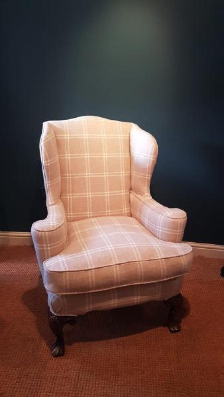 Late Victorian Wing Back Arm Chair - Image 1