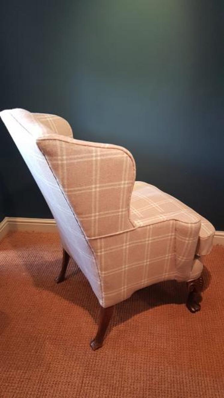 Late Victorian Wing Back Arm Chair - Image 2