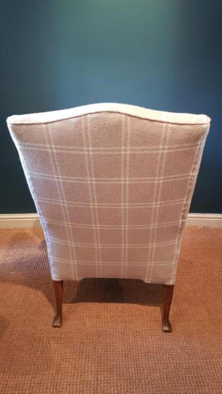 Late Victorian Wing Back Arm Chair - Image 3