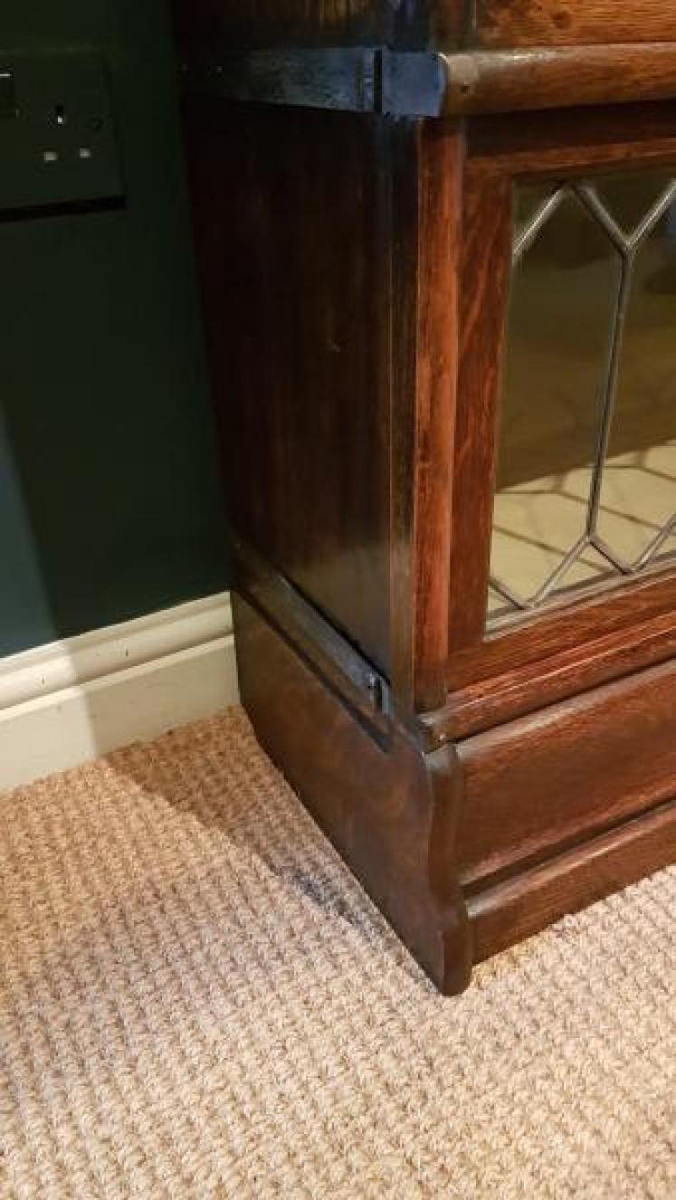 Edwardian Oak Globe Wernicke Sectional Bookcase - Image 2