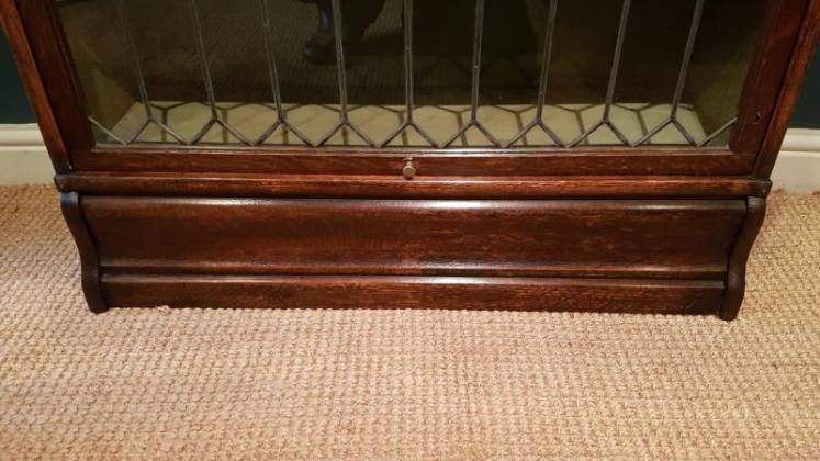 Edwardian Oak Globe Wernicke Sectional Bookcase - Image 3