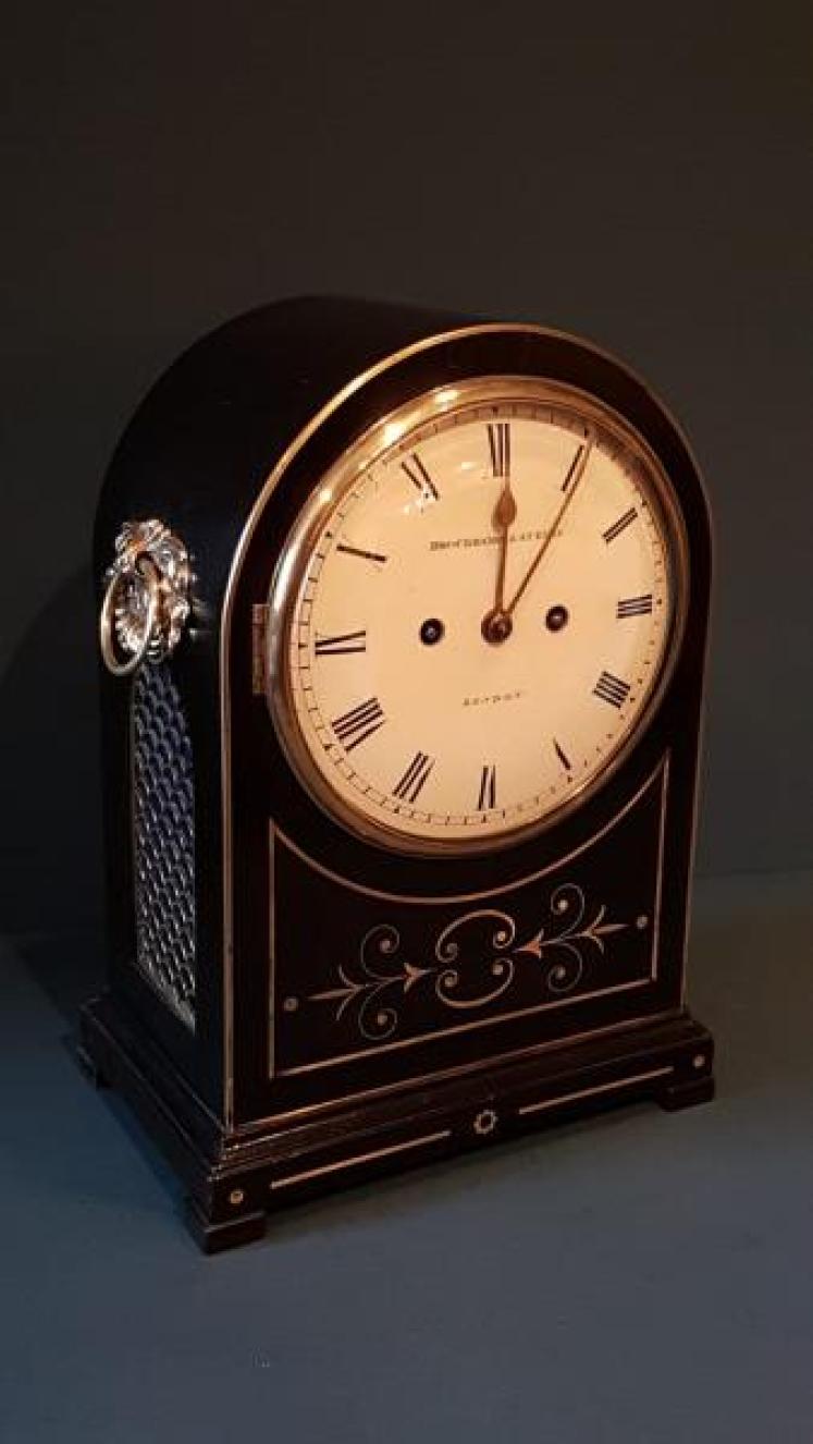 Small Proportioned Regency Double Fusse Bracket Clock - Image 1